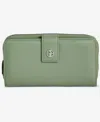 Giani Bernini Softy Leather All In One Wallet, Created For Macy's In Green