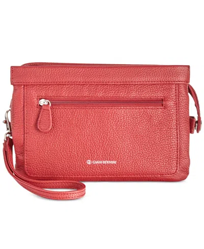 Giani Bernini Softy Leather Crossbody Wallet, Created For Macy's In