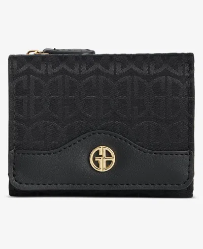 Giani Bernini Softy Leather Trifold Wallet, Exclusively At Macy's In Black