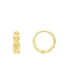 Giani Bernini Solid X Chunky Hoop In Gold
