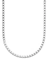 Giani Bernini Sterling Silver Chain Necklace, 24" Box Chain In Silver