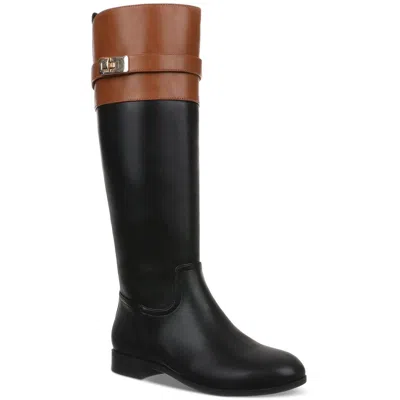 Giani Bernini Taharahh Womens Zipper Faux Leather Knee-high Boots In Multi