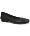 Giani Bernini Women's Taylee Memory Foam Cap Toe Ballet Flats, Created For Macy's In Black