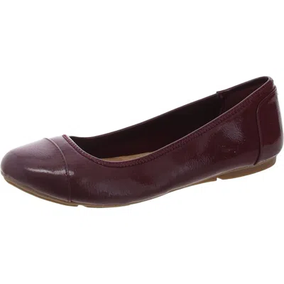 Giani Bernini Taylee Womens Faux Leather Ballet Loafers In Pink