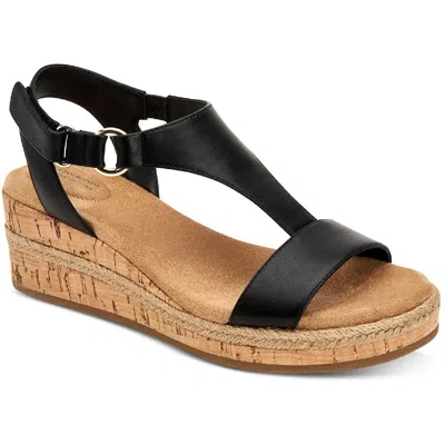 Giani Bernini Terrii Womens Faux Leather Cork Wedges In Multi