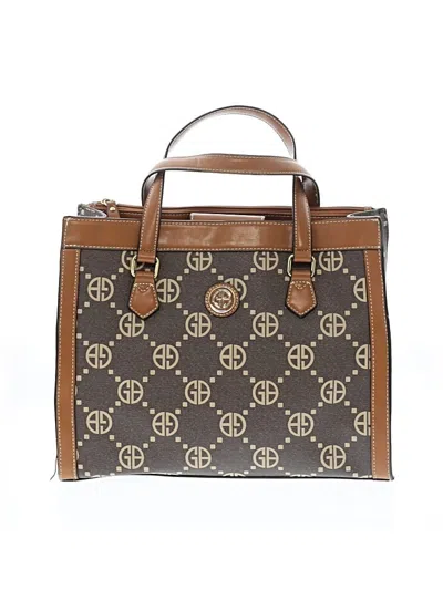 Pre-owned Giani Bernini Tote Bag In Brown