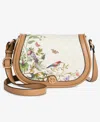 Giani Bernini Tropical Saddle Crossbody, Exclusively At Macy's In White