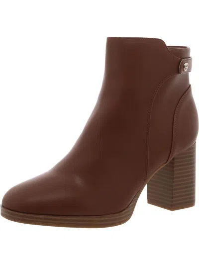 Giani Bernini Trumann Womens Faux Leather Embellished Ankle Boots In Multi