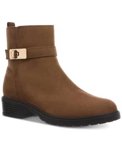 GIANI BERNINI WOMEN'S BECCA MEMORY FOAM BUCKLED BOOTIES, CREATED FOR MACY'S