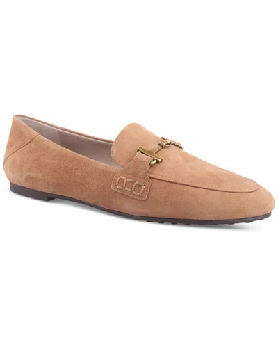 Giani Bernini Women's Beckhamm Memory Foam Slip On Loafers, Created For Macy's In Tobacco Brown Suede
