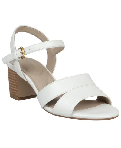 Giani Bernini Women's Block Heel Dress Sandals, Macy's Exclusive In White