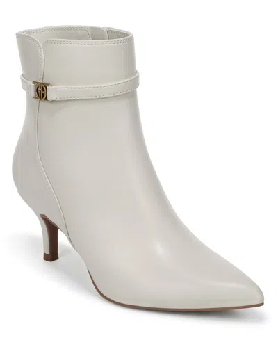 Giani Bernini Women's Caddence Kitten-heel Dress Booties, Macy's Exclusive In White Sand