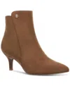 Giani Bernini Carminee Womens Solid Faux Suede Ankle Boots In Mocha