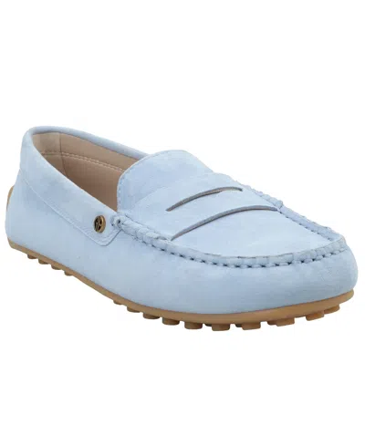Giani Bernini Women's Carinna Memory Foam Slip On Drivers, Created For Macy's In Blue