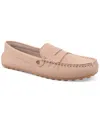 Giani Bernini Women's Carinna Memory Foam Slip On Drivers, Created For Macy's In Buff Nude Leather