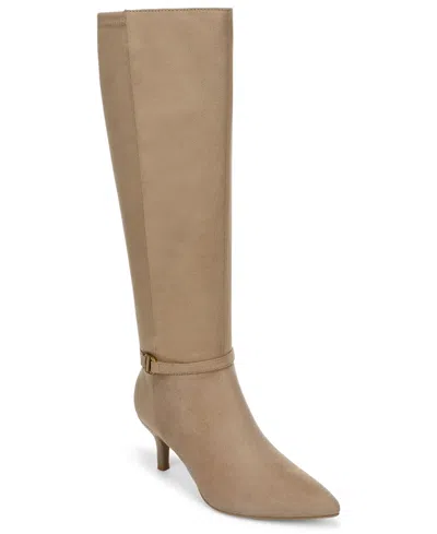 Giani Bernini Women's Carlisa Tall Pointed Toe Dress Boots, Macy's Exclusive In Sand Stone