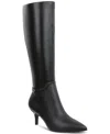 Giani Bernini Women's Crueellaa Memory Foam Knee High Dress Boots, Created For Macy's In Black