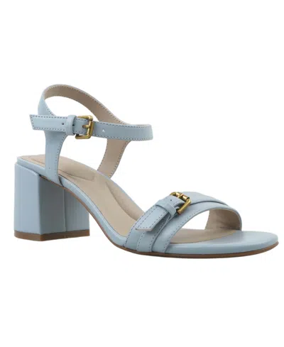 Giani Bernini Women's Fahwn Block Heel Slingback Sandals, Macy's Exclusive In Blue