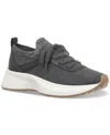 Giani Bernini Womens Knit Man Made Casual And Fashion Sneakers In Charcoal Knit