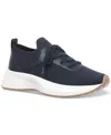 Giani Bernini Flora Womens Ribbed Trim Man Made Other Sports Shoes In Navy Knit
