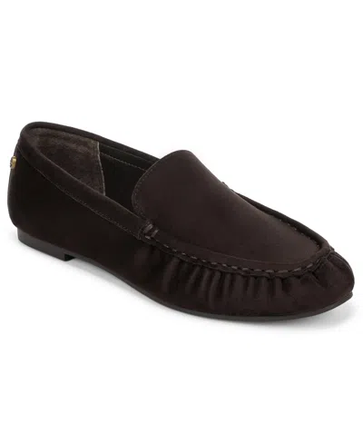 Giani Bernini Women's Francesca Rouched Round Toe Loafers, Macy's Exclusive In Brown
