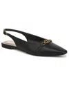 Giani Bernini Women's Ginna Snip Toe Slingback Flats, Created For Macy's In Black