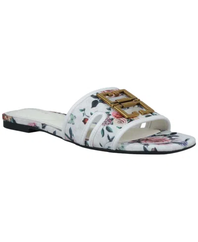 Giani Bernini Women's Ingridd Square Toe Flat Sandals, Macy's Exclusive In Multi