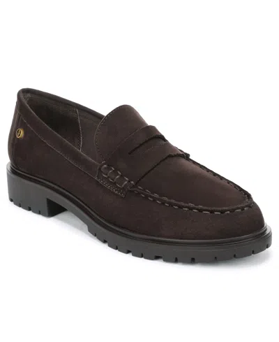 Giani Bernini Women's Lottiee Lug Block Heel Loafers, Macy's Exclusive In Brown