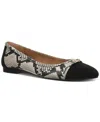 GIANI BERNINI WOMEN'S MADELINEE MEMORY FOAM CAP TOE BALLET FLATS, CREATED FOR MACY'S
