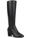 Giani Bernini Womens Leather Knee-high Boots In Black Smooth