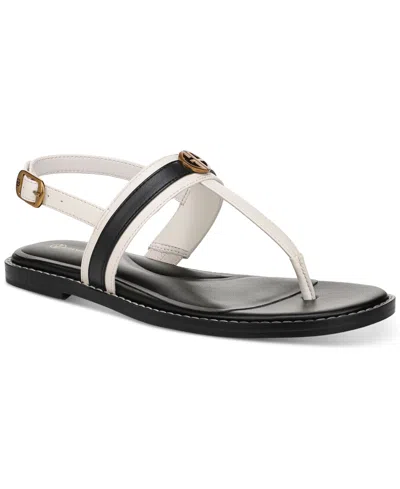 Giani Bernini Women's Nayelli Slingback Thong Flat Sandals, Created For Macy's In Black  Raffia