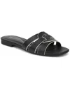 Giani Bernini Women's Norra Slide Flat Sandals, Macy's Exclusive In Black