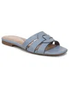 Giani Bernini Women's Norra Slide Flat Sandals, Macy's Exclusive In Blue