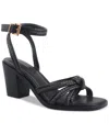 Giani Bernini Women's Renaee Block Heel Woven Strappy Dress Sandals, Created For Macy's In Black