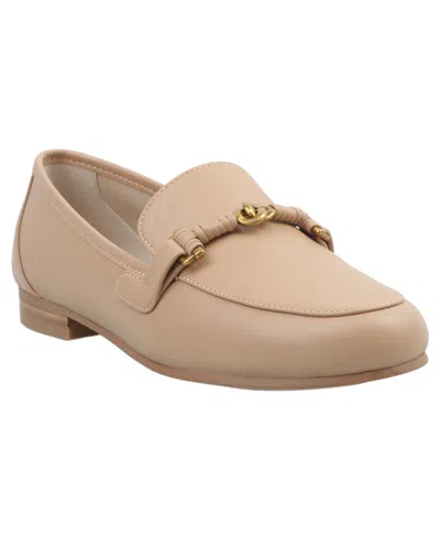 Giani Bernini Women's Rinah Smooth Round Toe Loafers, Macy's Exclusive In Neutral