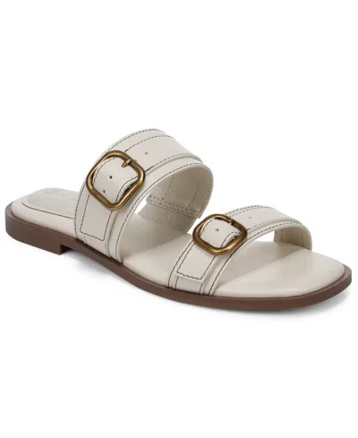 Giani Bernini Women's Scottiee Flat Slide Sandals, Macy's Exclusive In White