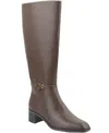 Giani Bernini Women's Shayyla Block Heel Knee Wide Calf High Boots, Created For Macy's In Brown