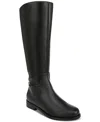 Giani Bernini Womens Zipper Manmade Knee-high Boots In Black