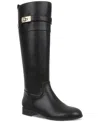 Giani Bernini Women's Taharahh Memory Foam Knee High Riding Boots, Created For Macy's In Black,brown Smooth
