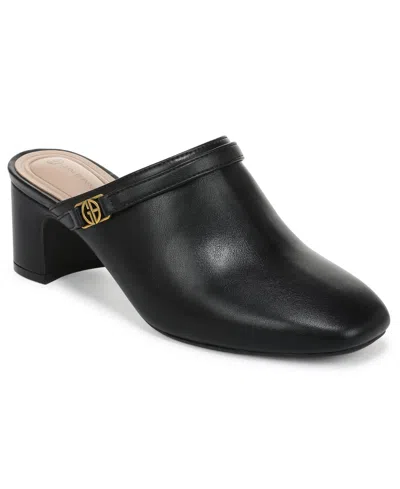 Giani Bernini Women's Vellaa Square Toe Block Heel Mules, Macy's Exclusive In Black