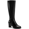 Giani Bernini Womens Leather Knee-high Boots In Black