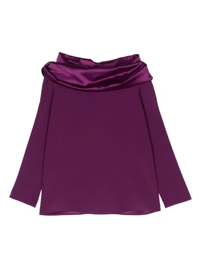 Gianluca Capannolo Anne Blouse In Purple