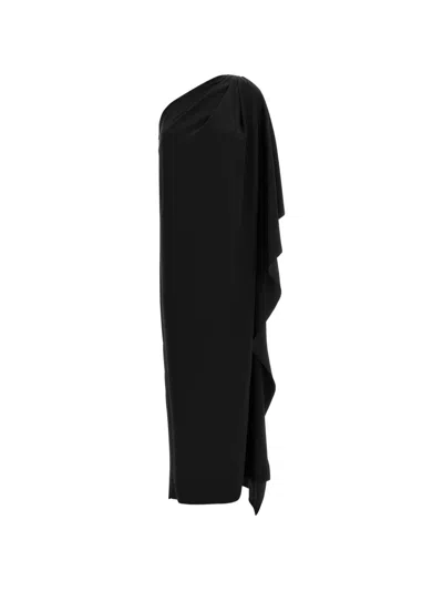 Gianluca Capannolo Annouk One-shoulder Maxi Dress In Black