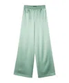 Gianluca Capannolo Antonella Satin Finish Palazzo Pants In Green