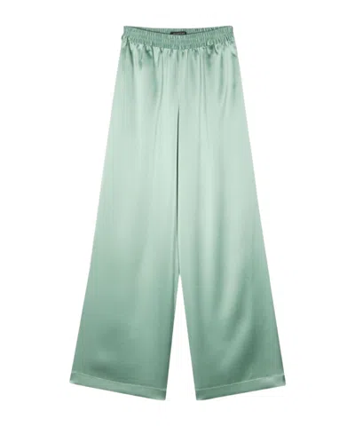 GIANLUCA CAPANNOLO ANTONELLA SATIN FINISH PALAZZO PANTS
