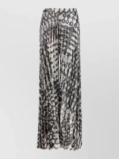 Gianluca Capannolo Antonia Pants Elastic Waist Pleated Midi In Black