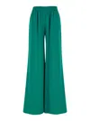 Gianluca Capannolo 'antonia' Water Green Pants With Elastic Waist In Green