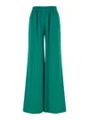 Gianluca Capannolo 'antonia' Water Green Pants With Elastic Waist In Green