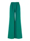 Gianluca Capannolo 'antonia' Water Green Pants With Elastic Waist In Green