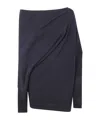 Gianluca Capannolo Asymmetric Long-sleeve Sweater In Blue